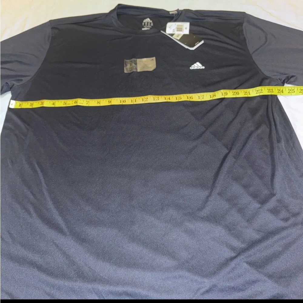 Adidas Clima Tech Tee Shirt Mens Black Athletic Performance Size 2X